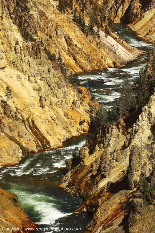 Grand Canyon Yellowstone National Park Wyoming USA www.remylacroixphoto.com