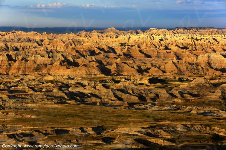 Pinnacles Overlook Badlands National Park South Dakota USA