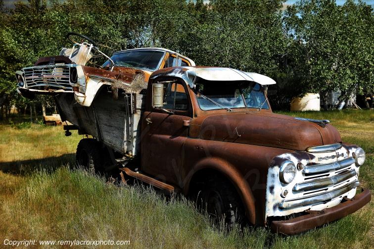 Pickup Truck Dodge 1949 wreck Saskatchewan Canada www.remylacroixphoto.com #wreck #dodge #dodge49