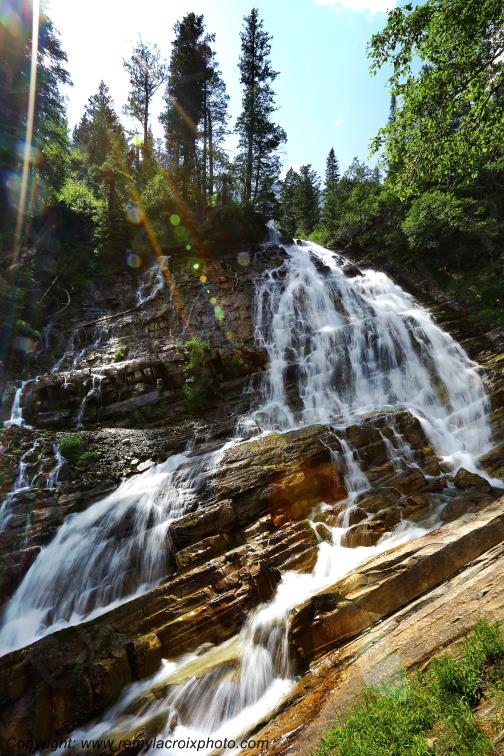 Bertha Falls Waterton Lakes National Park Alberta Canada www.remylacroixphoto.com