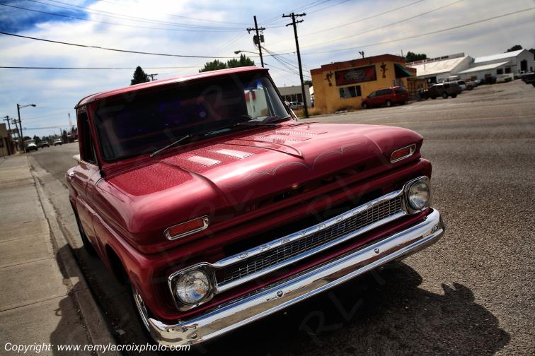 Idaho Falls  Chevrolet C10 1966 Pick-up Truck Idaho Rocky Mountains USA www.remylacroixphoto.com