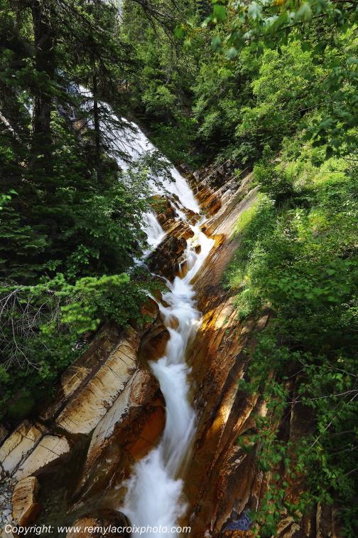 Bertha Falls Waterton Lakes National Park Alberta Canada www.remylacroixphoto.com