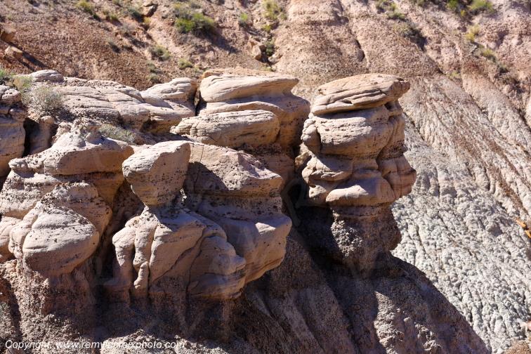 Blue Mesa Petrified Forest National Park Arizona USA