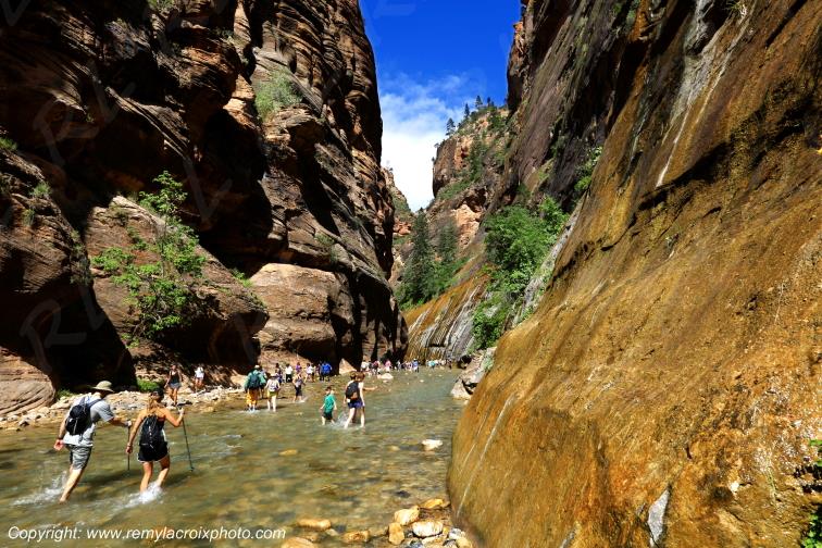 Zion National Park Riverside Walk Utah USA