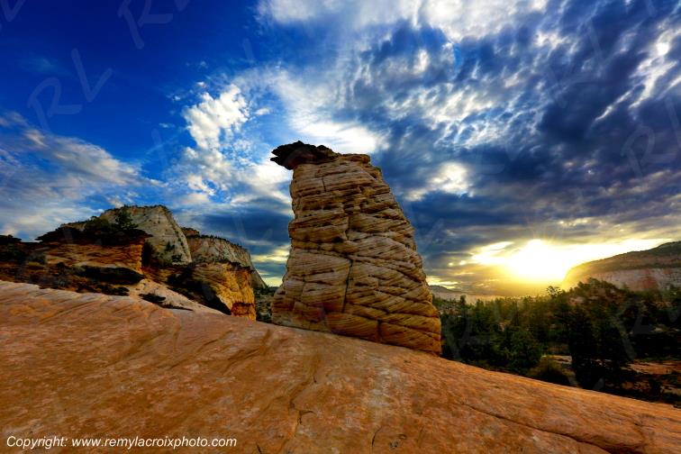 Mount Carmel Highway Zion National Park Utah USA