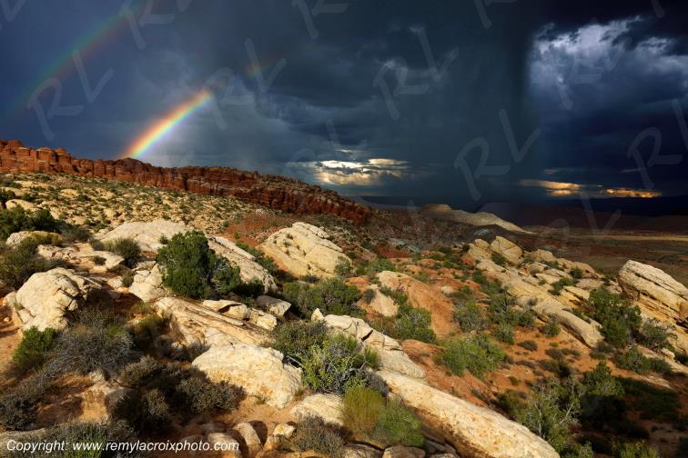 Salt Valley Overlook Arches National Park Utah USA
