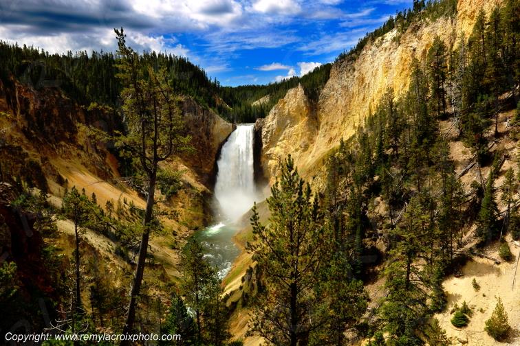 Grand Canyon Yellowstone National Park Wyoming USA www.remylacroixphoto.com