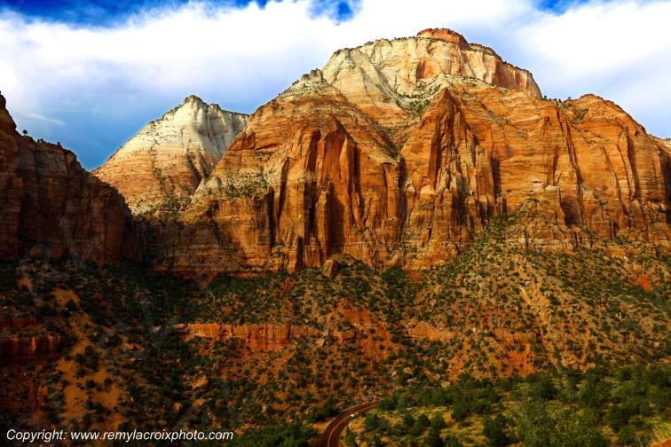 Canyon Overlook Zion National Park Utah USA
