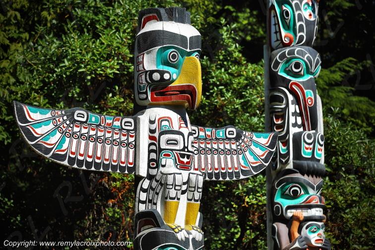 Totem Pole Stanley Park Vancouver British Columbia Canada www.remylacroixphoto.com