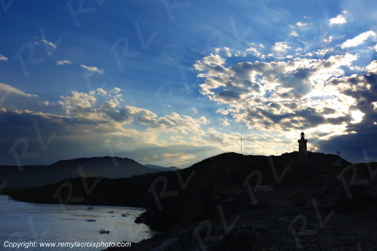 Cap B�ar Phare Pyr�n�es Orientales Occitanie Languedoc Roussillon France www.remylacroixphoto.com