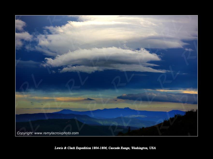 Lewis & Clark Expedition 1804-1806 Cascade Range Washington USA
