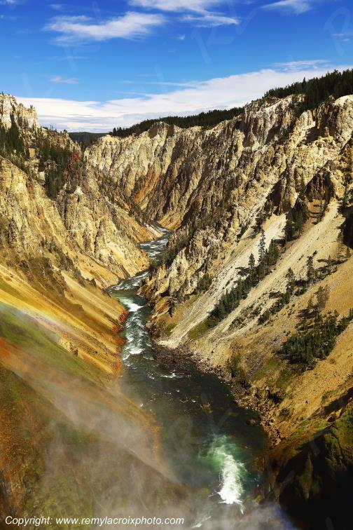 Grand Canyon Yellowstone National Park Wyoming USA www.remylacroixphoto.com