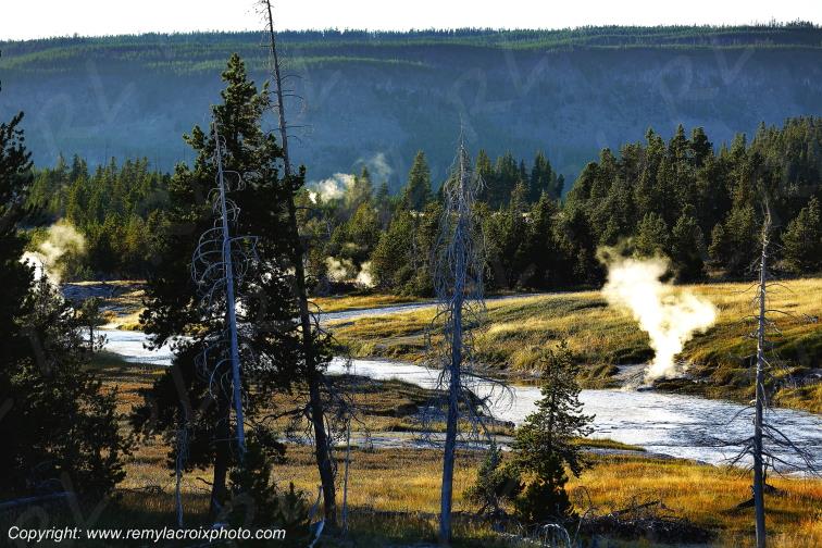 Upper Geyser Basin Yellowstone National Park Wyoming USA www.remylacroixphoto.com
