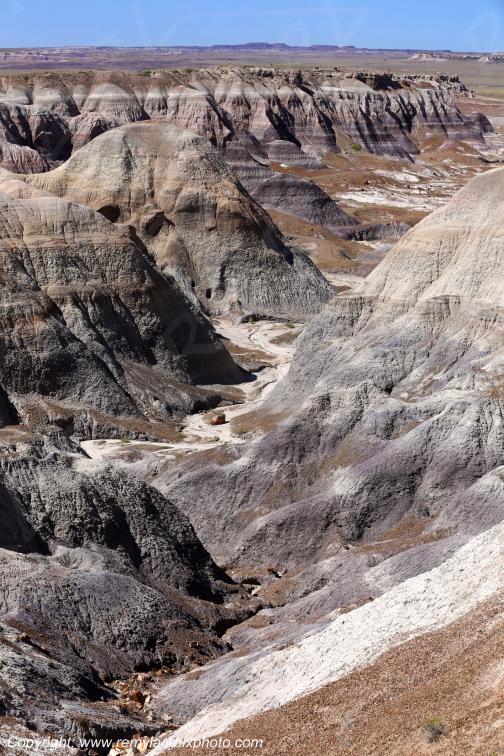 Blue Mesa Petrified Forest National Park Arizona USA