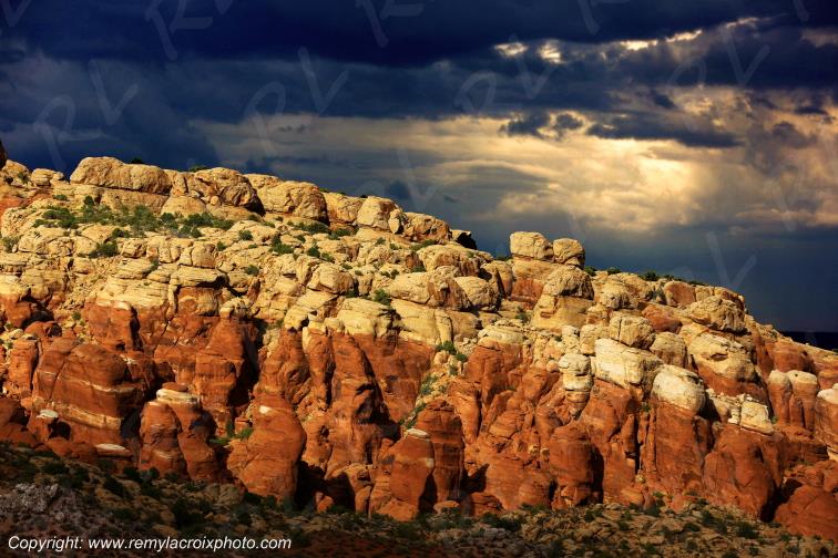 Salt Valley Overlook Arches National Park Utah USA