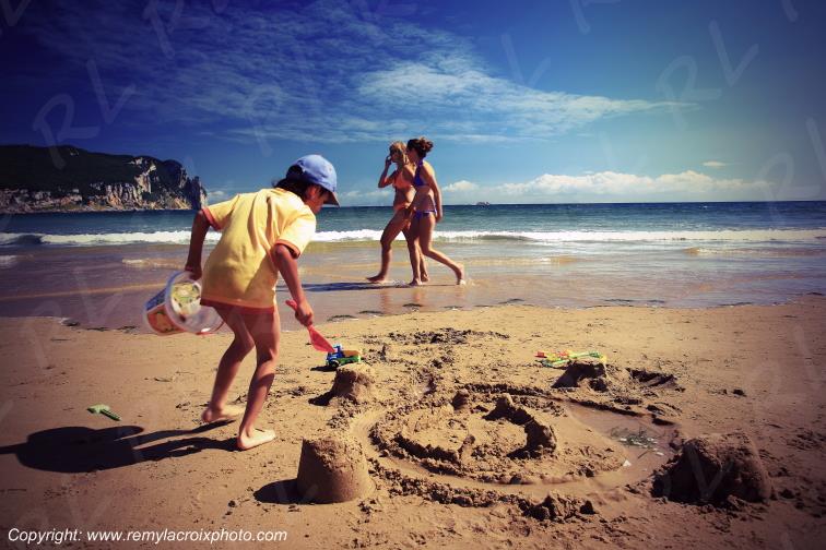 Laredo Beach Cantabrique Espagne Spain Espana
