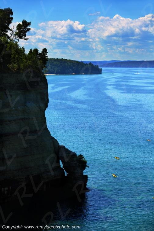 Pictured Rocks National Lakeshore Lake Superior Michigan USA