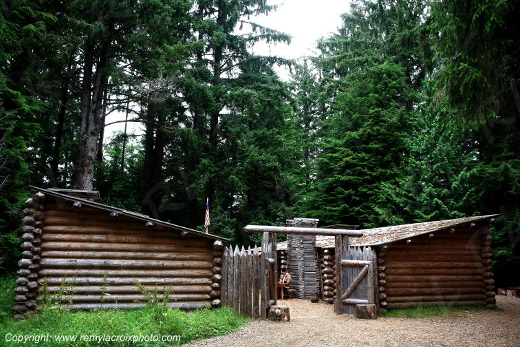 Fort Clatsop Lewis & Clark Pacific Oregon USA www.remylacroixphoto.com