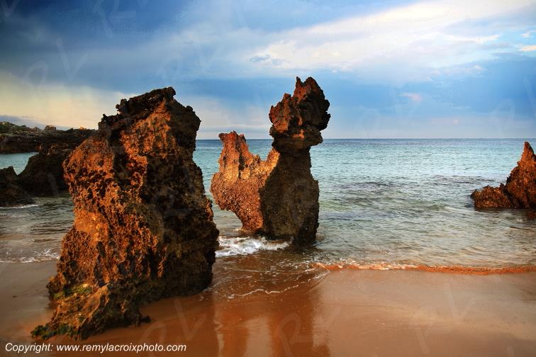 Isla Playa Cantabrique Espagne Spain Espana
