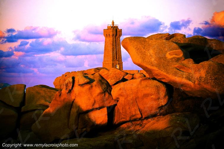 Pointe de Squ�ouel Ploumanac'h C�tes d'Armor Bretagne France