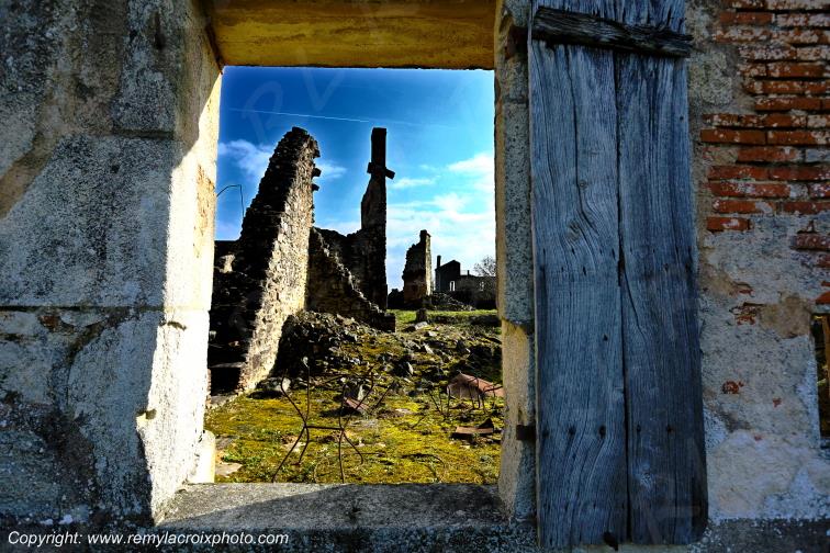 Village martyr de Oradour sur Glane Haute-Vienne France