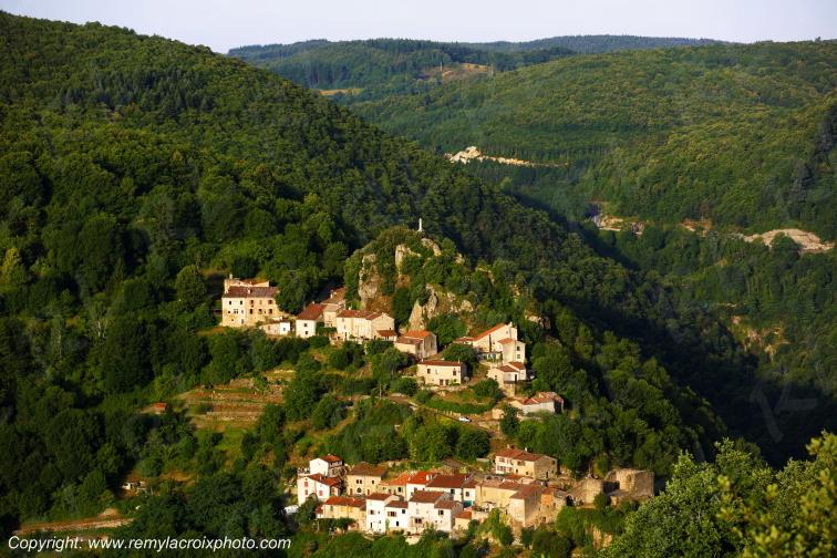 Village m�di�val de Hautpoul,Tarn,France