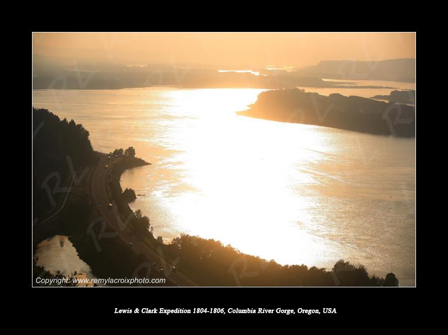 Lewis & Clark Expedition 1804-1806 Columbia River Gorge Oregon USA