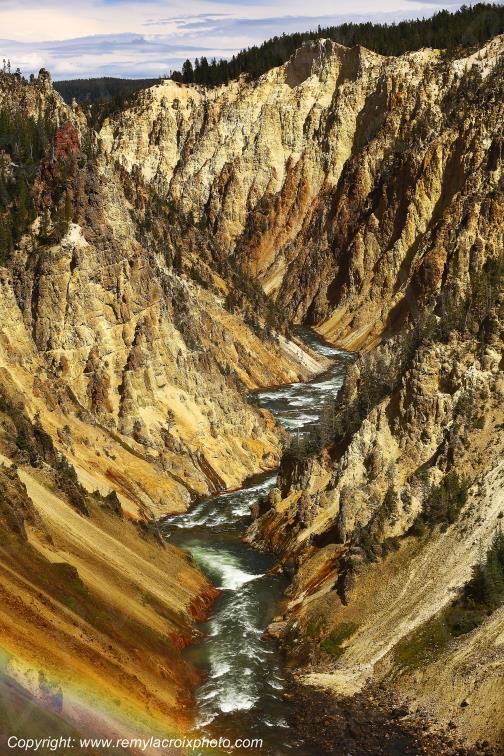 Grand Canyon Yellowstone National Park Wyoming USA www.remylacroixphoto.com