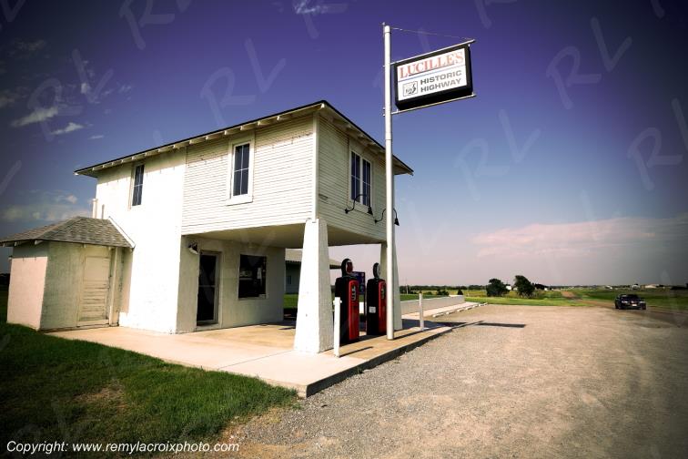 Lucille's Station Service Route 66 Hydro Oklahoma USA www.remylacroixphoto.com