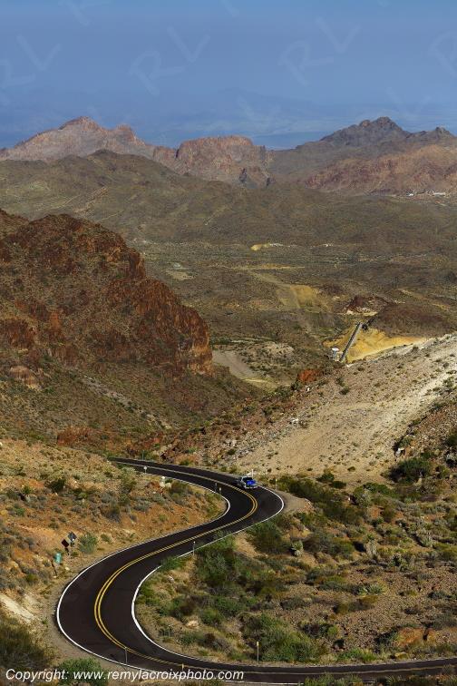 Mojave desert Sitgreaves Pass Route 66 Mother Road Arizona USA www.remylacroixphoto.com