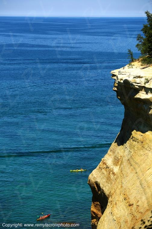 Pictured Rocks National Lakeshore Lake Superior Michigan USA