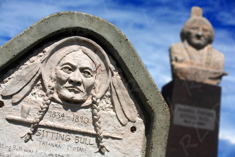 Sitting Bull's Grave Mobridge Great Plains South Dakota USA www.remylacroixphoto.com