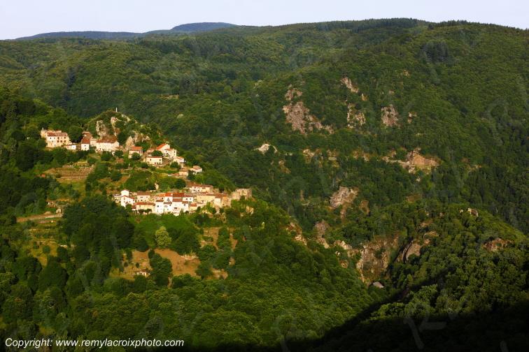 Village m�di�val de Hautpoul,Tarn,France