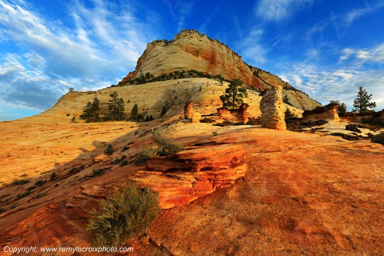Mount Carmel Highway Zion National Park Utah USA