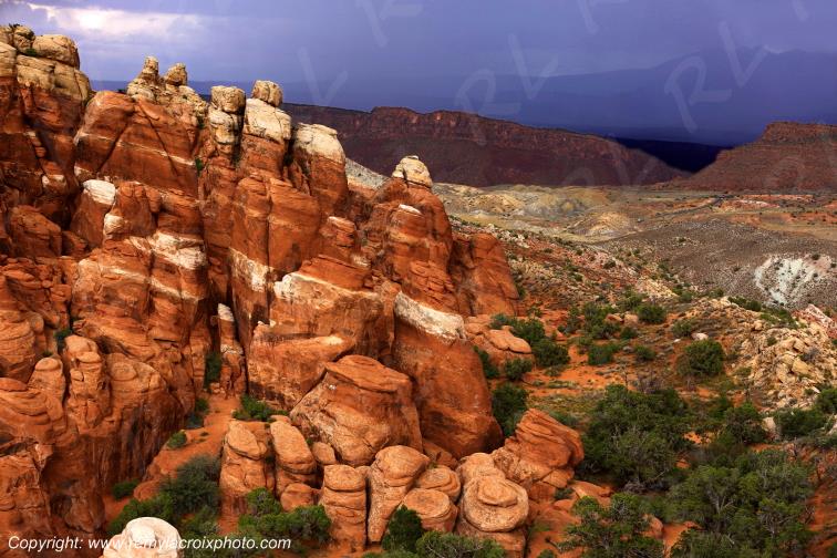 Fiery Furnace Viewpoint Arches National Park Utah USA