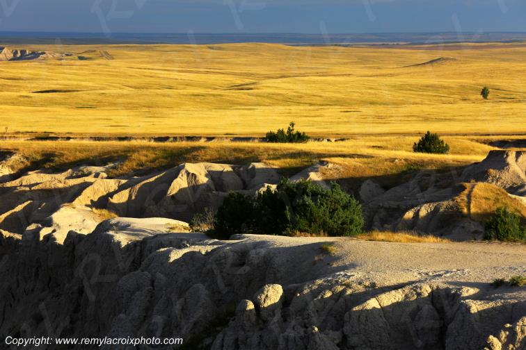 Pinnacles Overlook Badlands National Park South Dakota USA