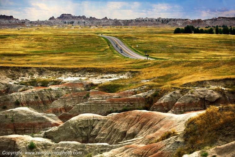 Big Badlands Overlook National Park South Dakota USA