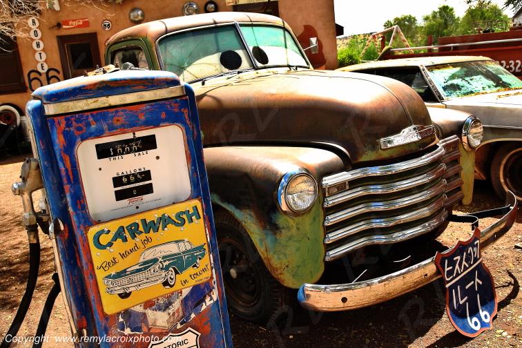 Epave Chevrolet Pickup Seligman Route 66 Arizona USA www.remylacroixphoto.com