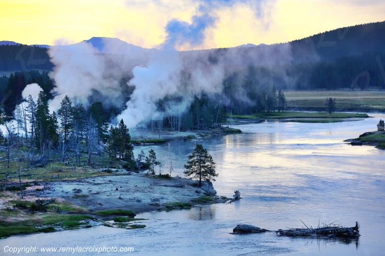 Yellowstone River Yellowstone National Park Wyoming USA www.remylacroixphoto.com