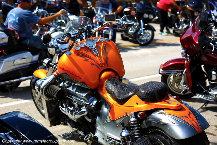 Boss Hoss Motorcycle Hill City Bikers Black Hills South Dakota USA www.remylacroixphoto.com