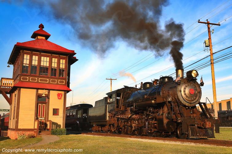 Strasburg railroad Lancaster Dutch County Pennsylvania Pennsylvanie USA ww.remylacroixphoto.com