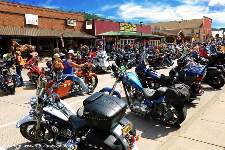 Harley-Davidson Hill City Bikers Black Hills South Dakota USA www.remylacroixphoto.com