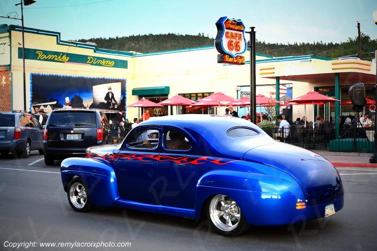Cruisin Hot-rod Ford 40' Williams Route 66 Arizona USA