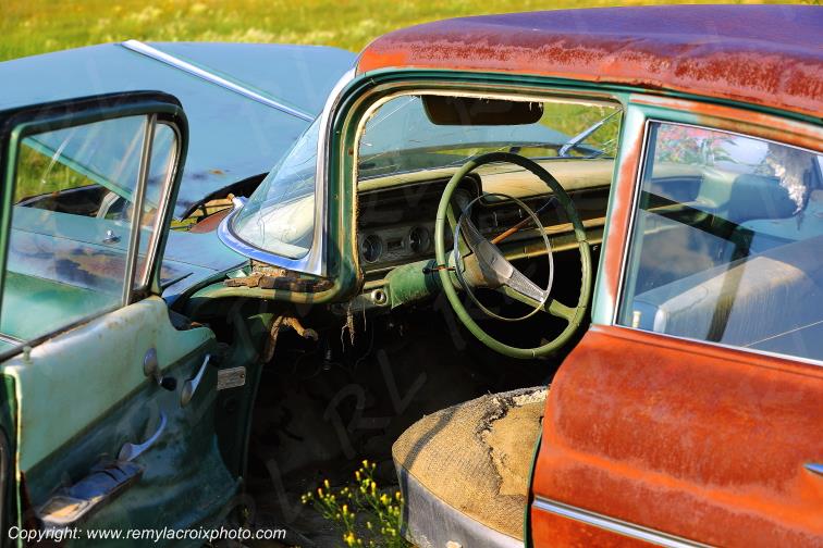 American classic car wreck Saskatchewan Canada www.remylacroixphoto.com #wreck #classiccar