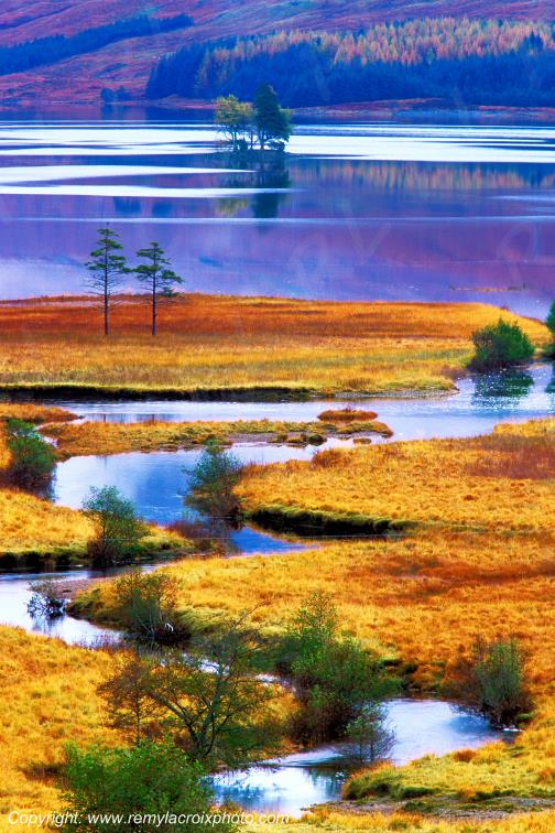 Loch Tulla Black Mount Rannoch Moor �cosse Scotland Grande-Bretagne Great Britain