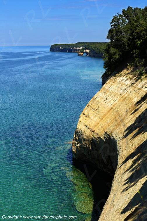 Pictured Rocks National Lakeshore Lake Superior Michigan USA