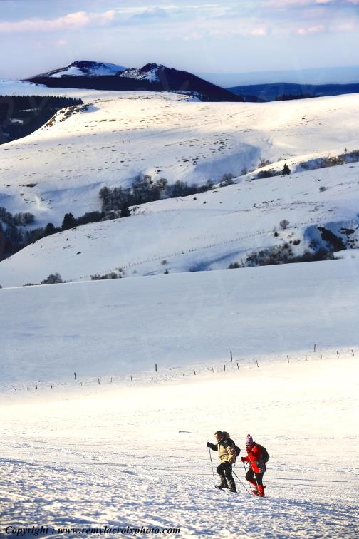 Col de la Croix Morand randonn�e raquettes Puy de D�me Auvergne Rh�ne-Alpes France www.remylacroixphoto.com