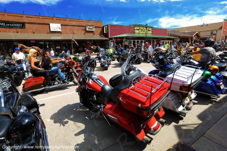 Harley-Davidson Hill City Bikers Black Hills South Dakota USA