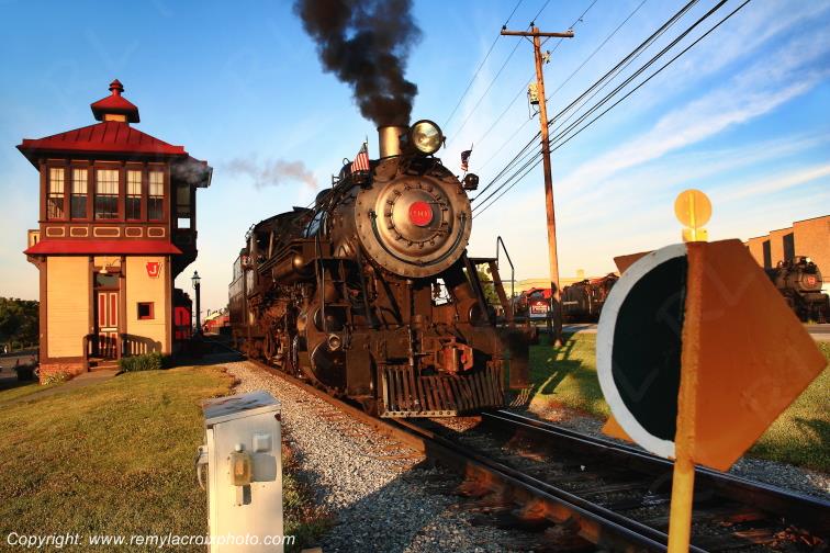 Strasburg railroad Lancaster Dutch County Pennsylvania Pennsylvanie USA ww.remylacroixphoto.com