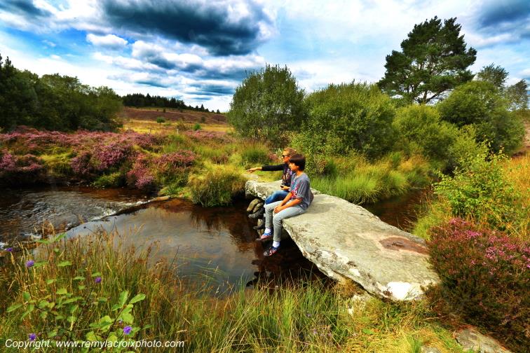 Saint Merd les Oussines pont de pierre plateau de Millevaches Corr�ze Limousin France